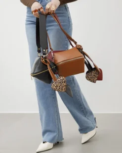 Charms in pelle con cuore ANIMALIER – LOVING BAGS