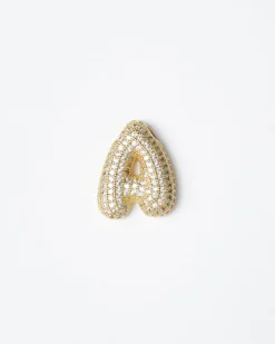 Ciondolo con lettera big con strass – SV099