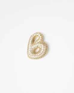 Ciondolo con lettera big con strass – SV099