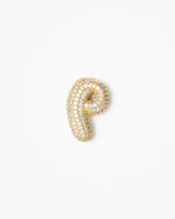 Ciondolo con lettera big con strass – SV099