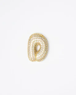 Ciondolo con lettera big con strass – SV099