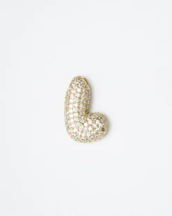 Ciondolo con lettera big con strass – SV099