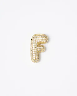 Collana con ciondolo lettera big con strass – SV1897