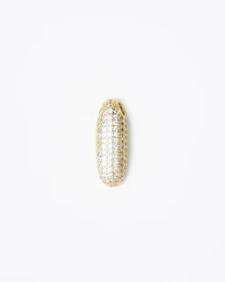 Collana con ciondolo lettera big con strass – SV1897