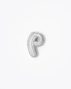 Collana con ciondolo lettera big con strass – SV1897