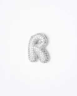 Collana con ciondolo lettera big con strass – SV1897