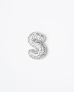 Collana con ciondolo lettera big con strass – SV1897