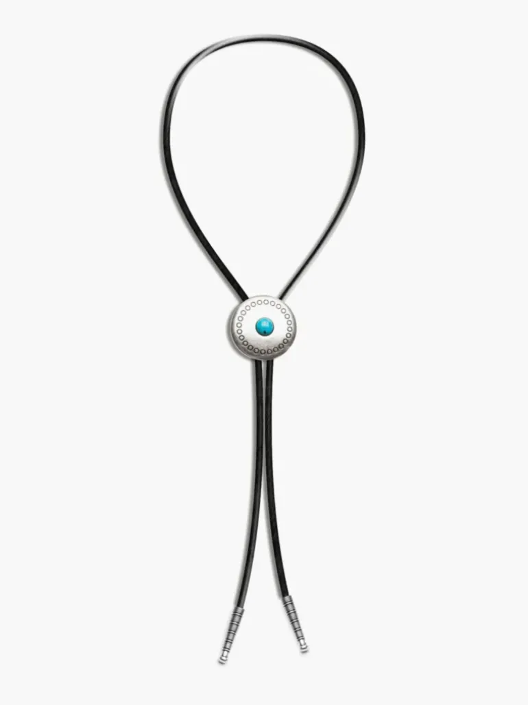 Collana in cuoio con ciondolo big- 1714