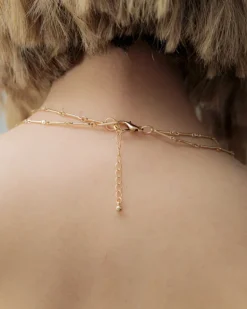 Collana multistrato con pietre pendenti – ECL2128