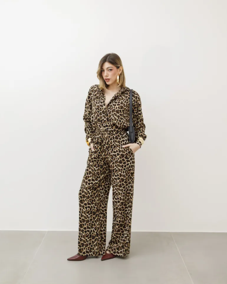 Coord-set animalier in viscosa – 7009