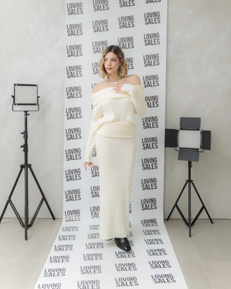 Coord-set con gonna lunga – G173