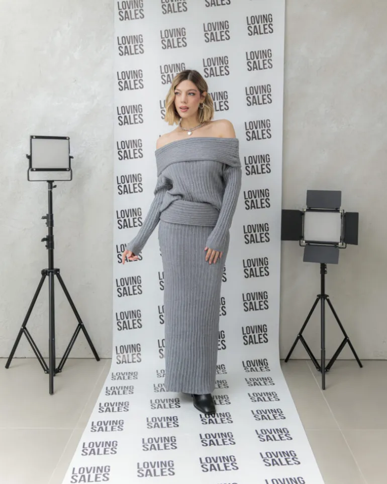 Coord-set con gonna lunga – G173