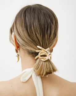 Elastico per capelli con doppia fascia incrociata – 112238
