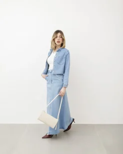 Gonna lunga in denim – 8614