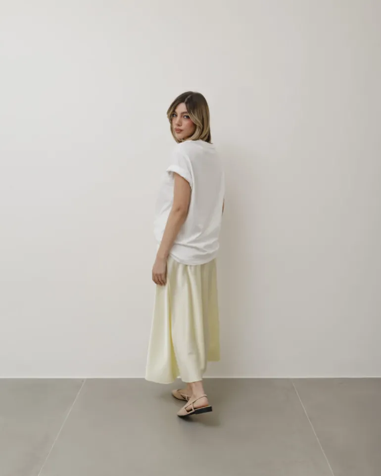 Gonna midi satin – 16606