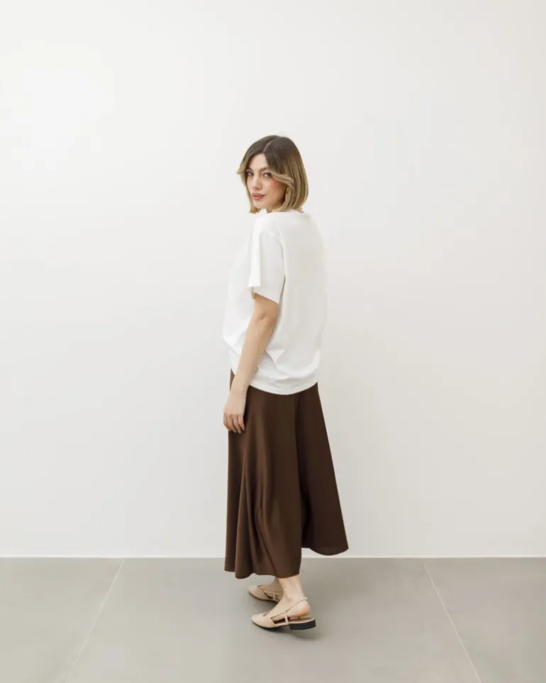 Gonna midi satin – 16606