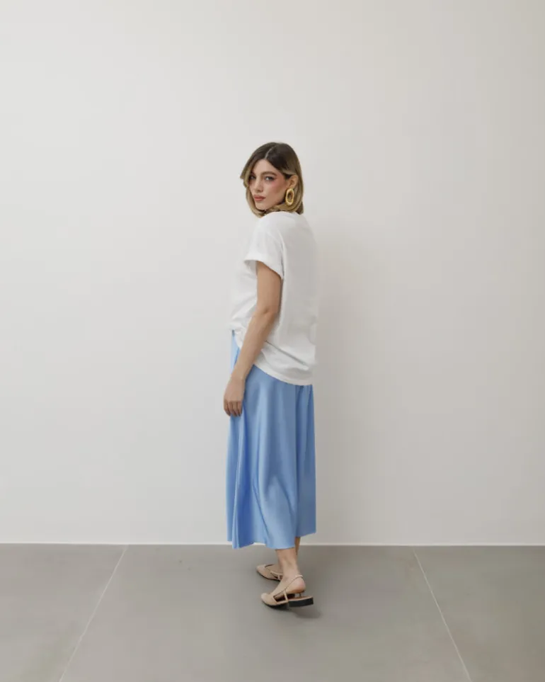 Gonna midi satin – 16606