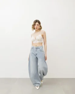 Jeans ballon con brillantini – 7881