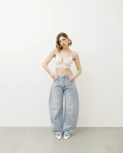 Jeans ballon con brillantini – 7881