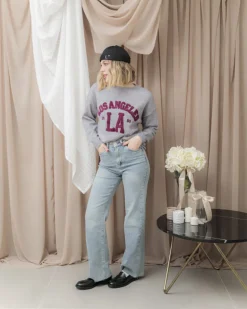 Jeans gamba dritta blu chiaro – XJ326
