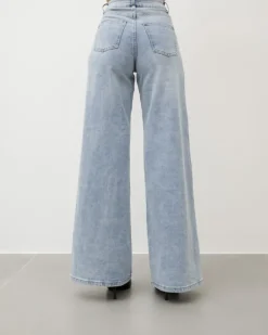 Jeans wide leg chiaro – 8651