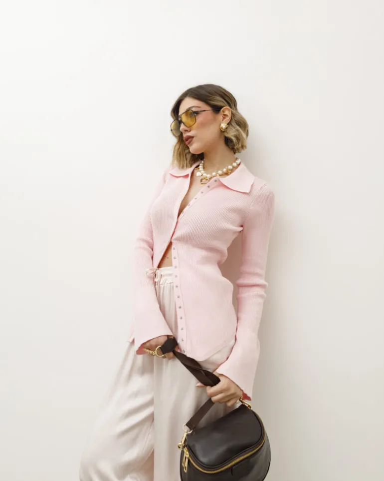 Maglia con colletto e bottoni – 1198