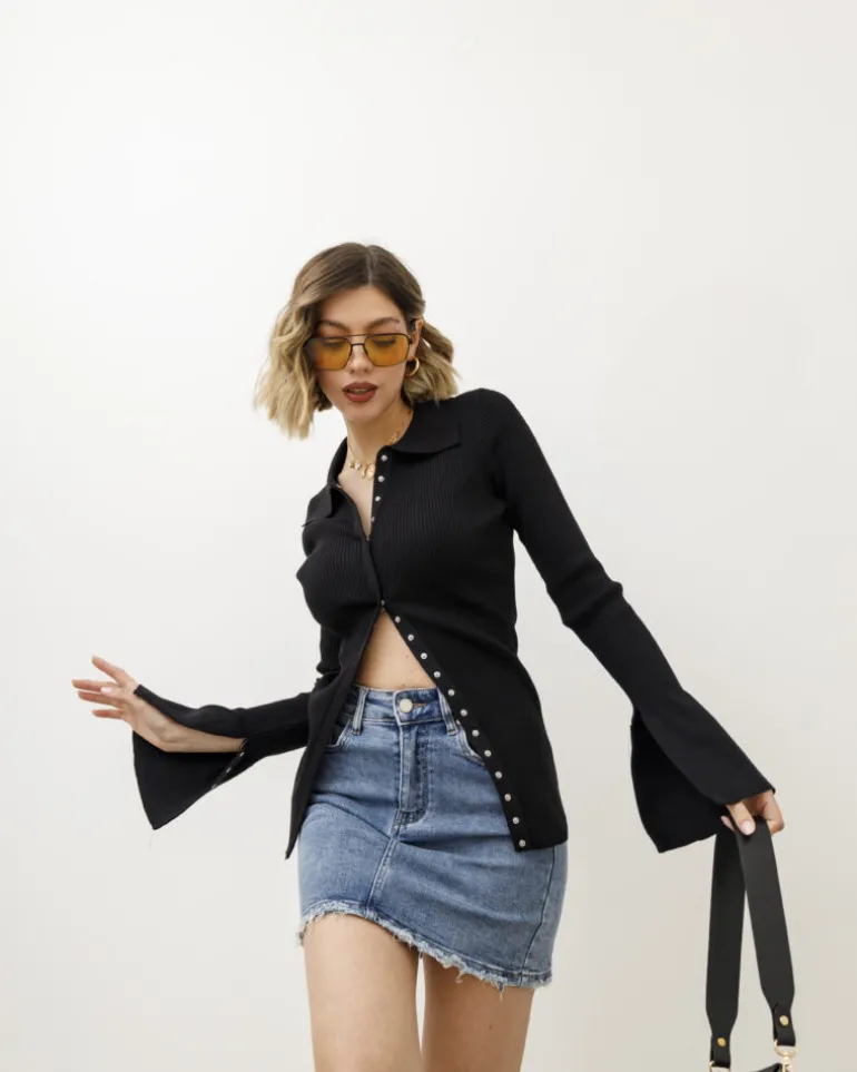 Maglia con colletto e bottoni – 1198