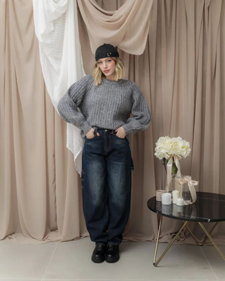 Maglione in lana oversize – AM445