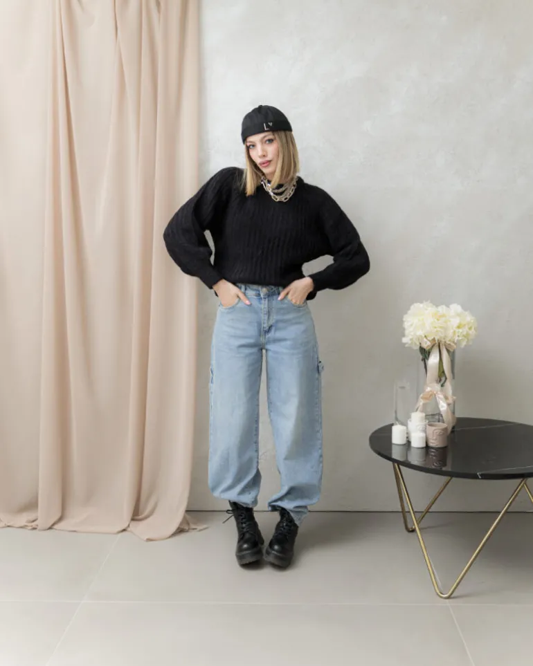 Maglione in lana oversize – AM445
