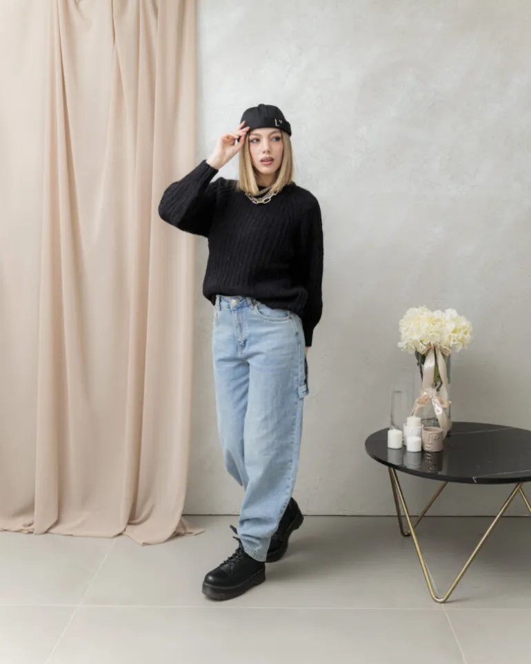 Maglione in lana oversize – AM445