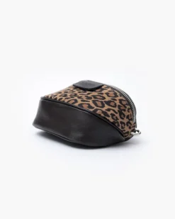 Micro ISABELLA animalier in pelle MARRONE – LOVING BAGS
