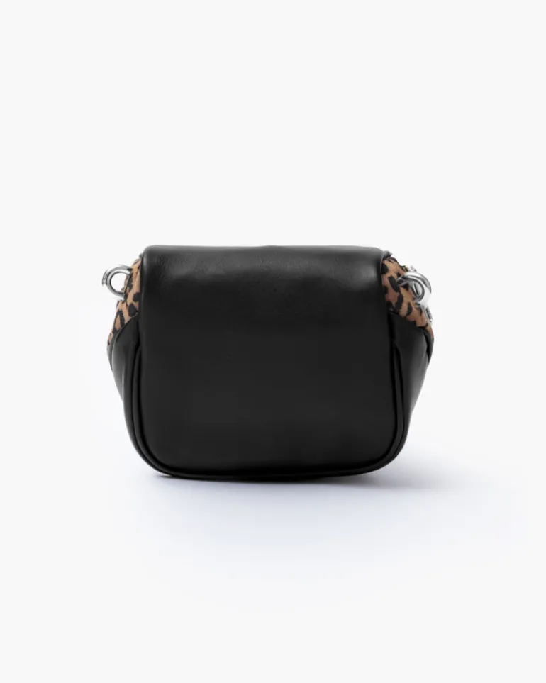 Micro ISABELLA animalier in pelle NERA – LOVING BAGS