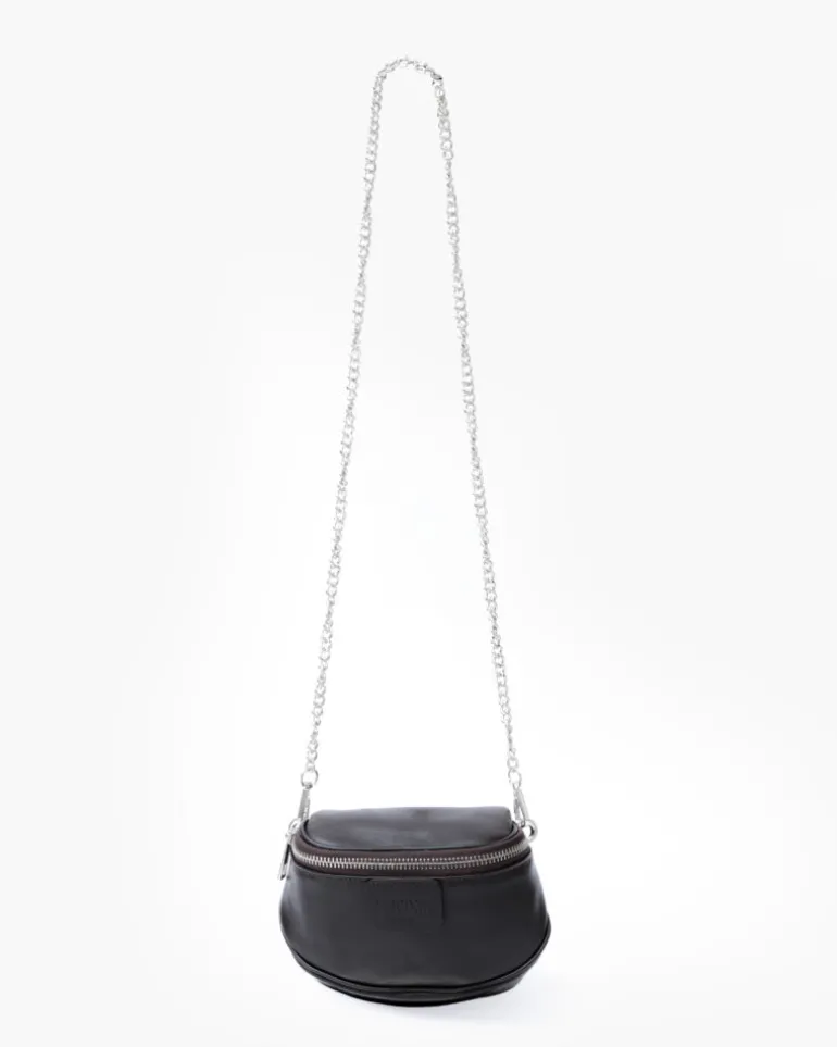 Micro ISABELLA in pelle MARRONE – LOVING BAGS