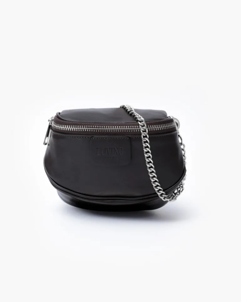 Micro ISABELLA in pelle MARRONE – LOVING BAGS