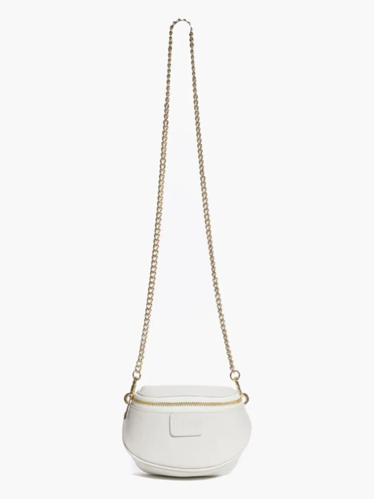 Micro ISABELLA in pelle PANNA – LOVING BAGS