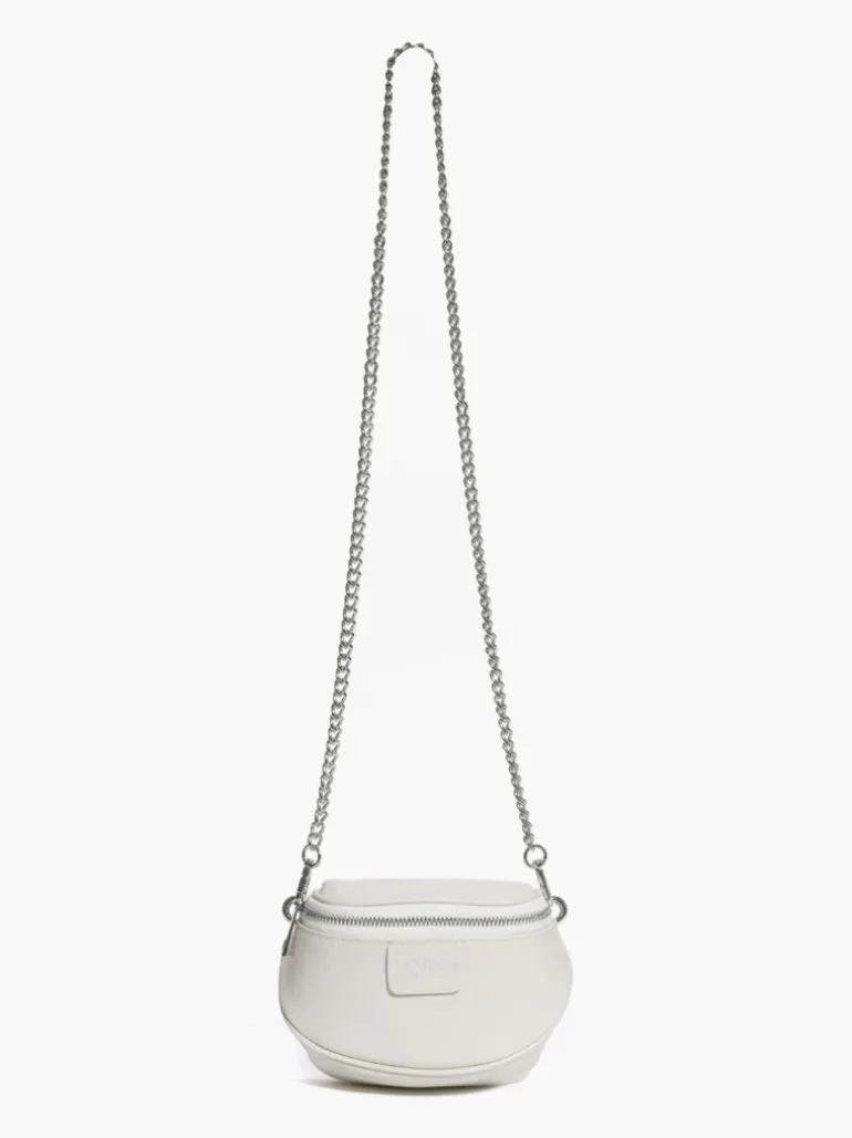 Micro ISABELLA in pelle PANNA – LOVING BAGS