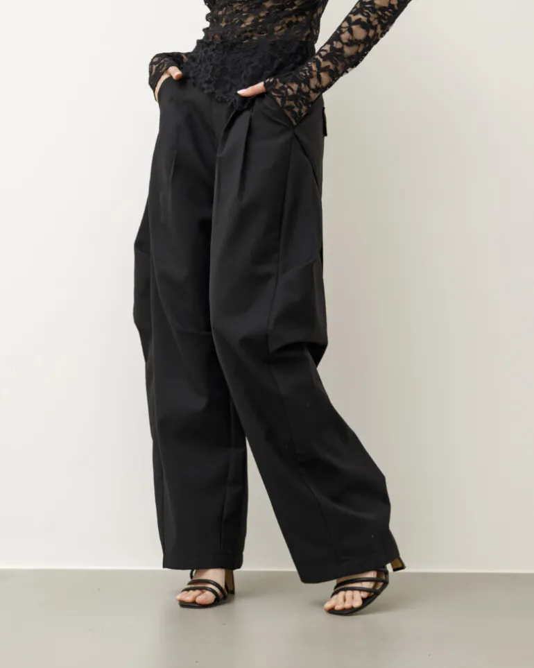 Pantaloni eleganti ballon neri – P6696 SLC