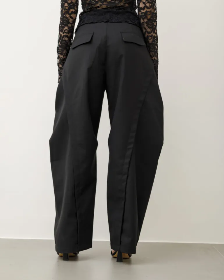 Pantaloni eleganti ballon neri – P6696 SLC