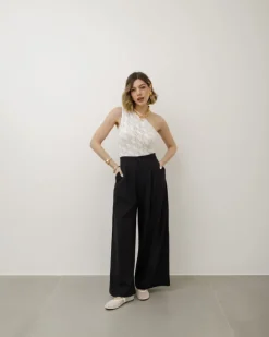 Pantaloni in misto lino – 8099