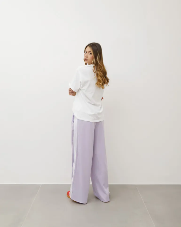 Pantaloni jogger con riga laterale – 6865