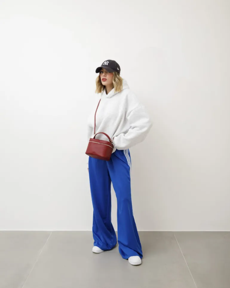 Pantaloni jogger con riga laterale – 6865