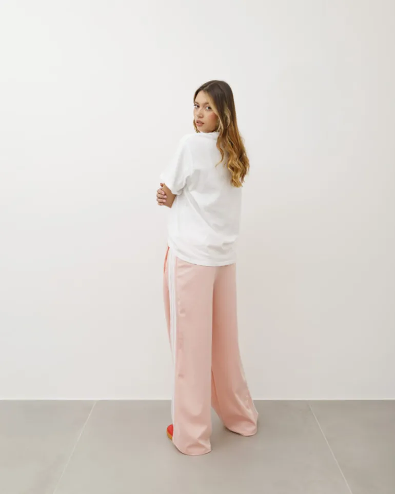 Pantaloni jogger con riga laterale – 6865