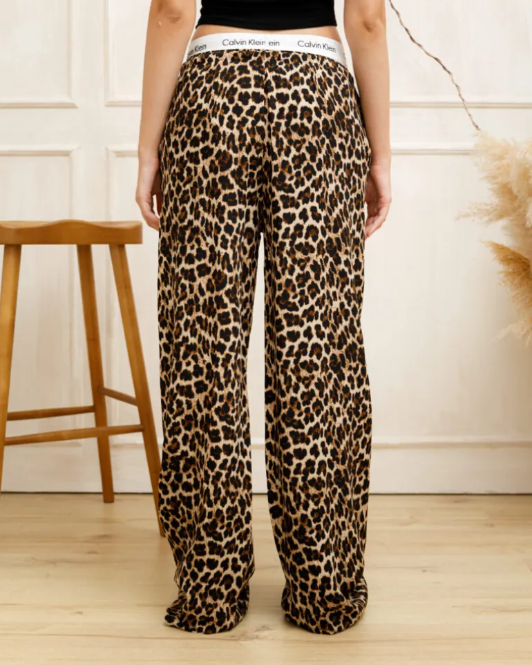 Pantaloni morbidi animalier – 206669