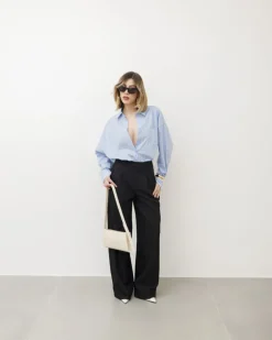 Pantaloni palazzo con piega – VS8110-5