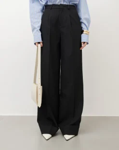 Pantaloni palazzo con piega – VS8110-5