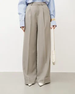 Pantaloni palazzo con piega – VS8110-5