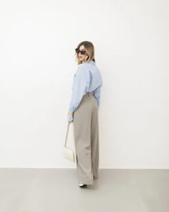 Pantaloni palazzo con piega – VS8110-5