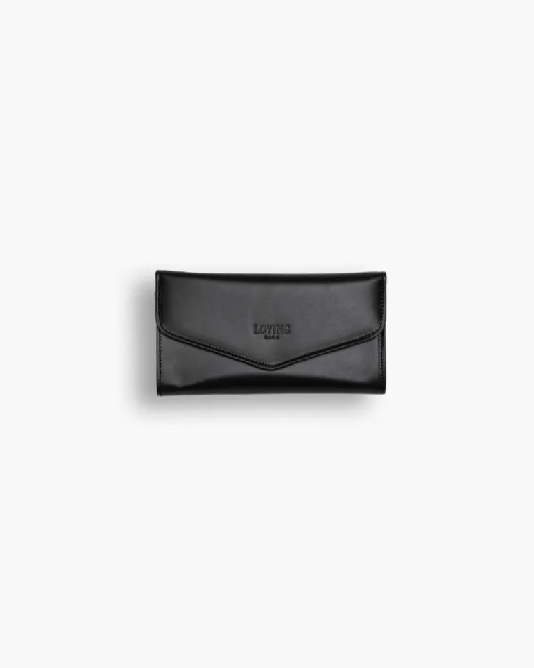 Portafoglio in pelle con patta – LOVING BAGS