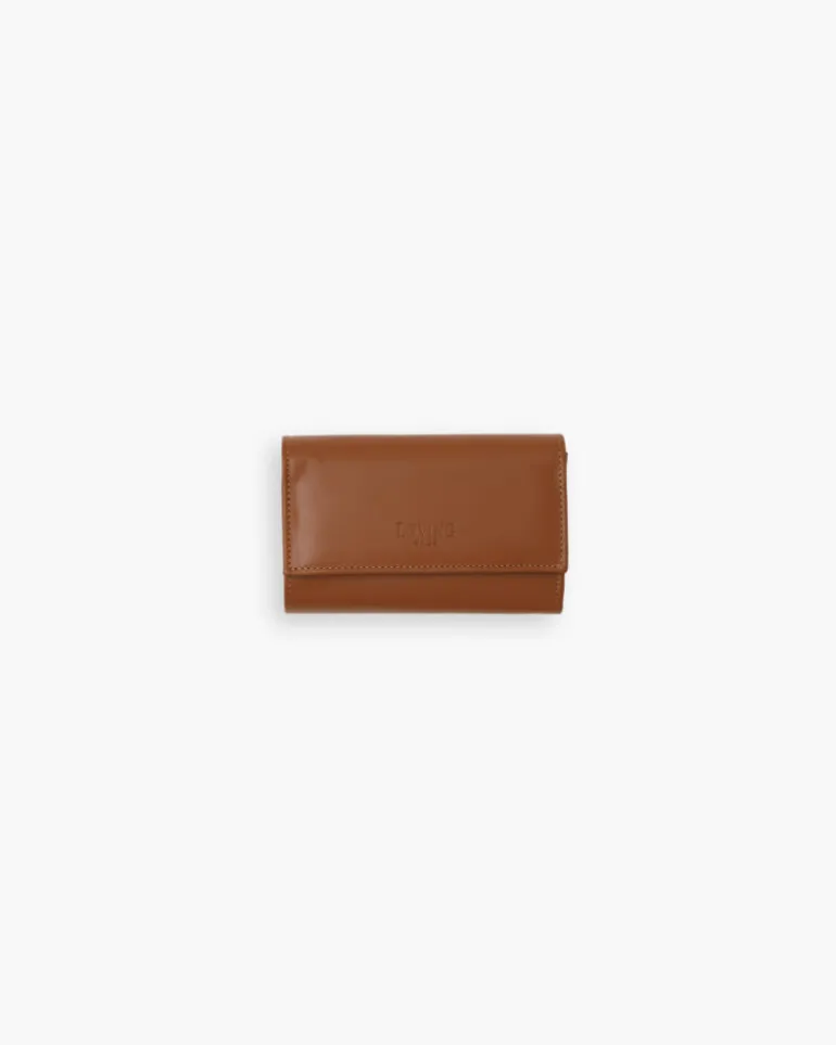 Portafoglio in pelle medio con patta cuoio – LOVING BAGS