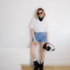 Shorts cargo in denim – CY3004